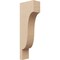 Ekena Millwork 3"W x 6"D x 18"H Thin Newport Rough Cedar Woodgrain TimberThane Corbel, Primed Tan CORUR03X06X18NEWRCPR - alternate 1